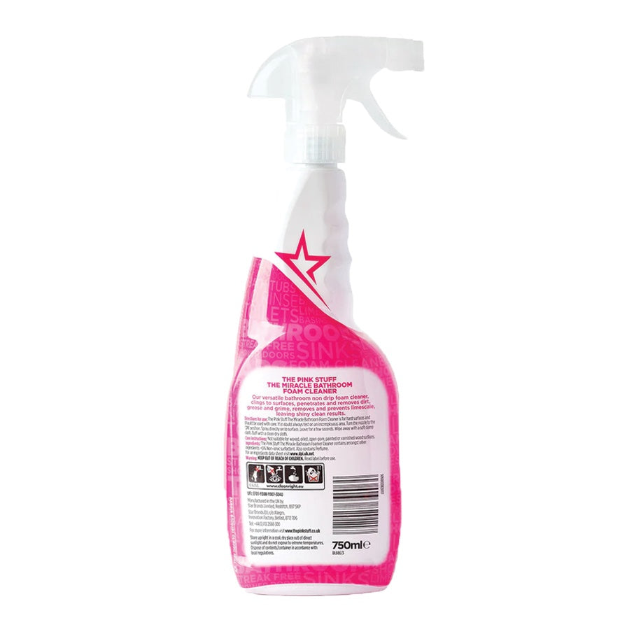 Stardrops - The Pink Stuff Ultimate Bundle - Miracle Cleaning Paste,  Multi-Purpose Bathroom Spray and Foam Cleaner