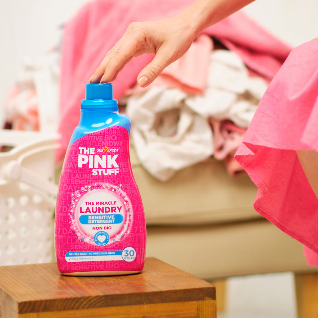 THE PINK STUFF - The Miracle Laundry Sensitive Detergent Non Bio Liquid