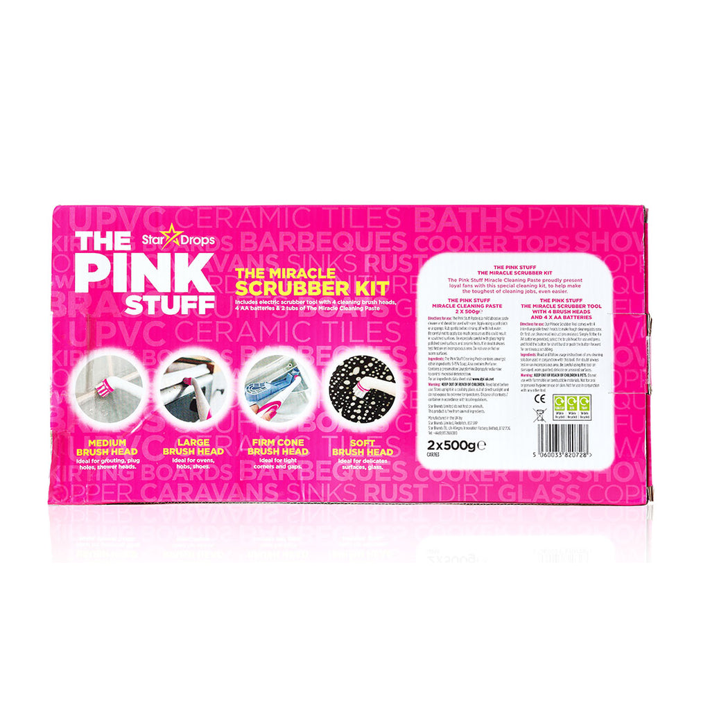 The Pink Stuff - The Miracle Scrubber Kit UNBOXING and cleaning