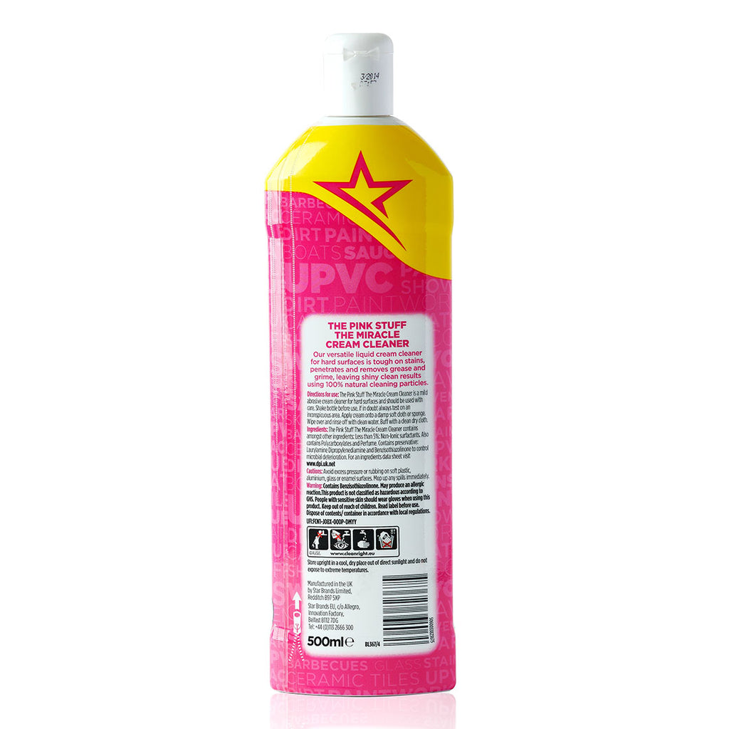 The Pink Stuff - Ultimate Bundle (1 Cleaning Paste, 1 Multi-Purpose Spray,  1 Cream Cleaner, 1 Bathroom Foam Cleaner)