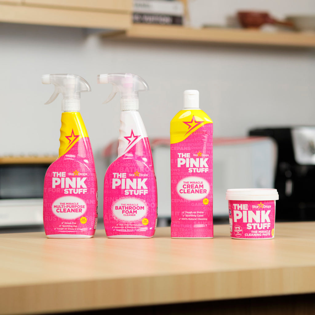 In Essential Cleaners we use ALL the Pink Stuff products to get out ev